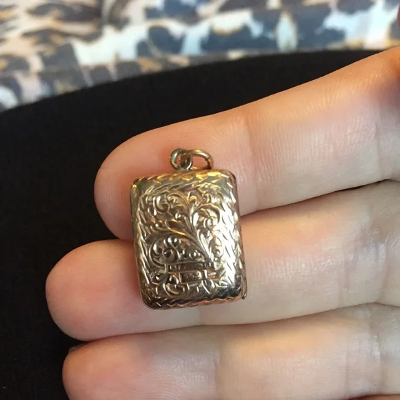 1900 Victorian Rose Gold Locket JM England - Picture 3 of 10